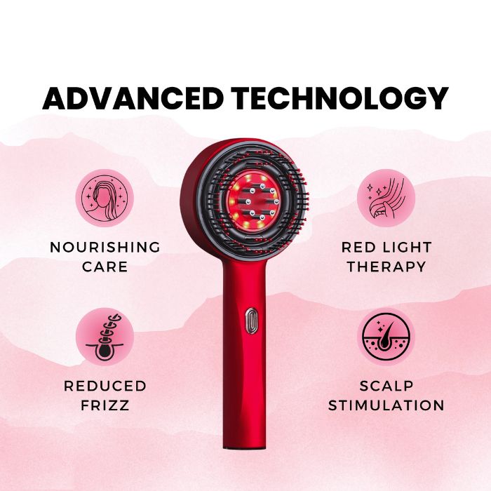 Red Light Massaging Brush